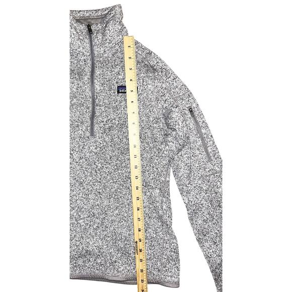 Patagonia Better Sweater 1/4 Zip Fleece Gray Pullover Jacket Women's Small - Picture 2 of 6